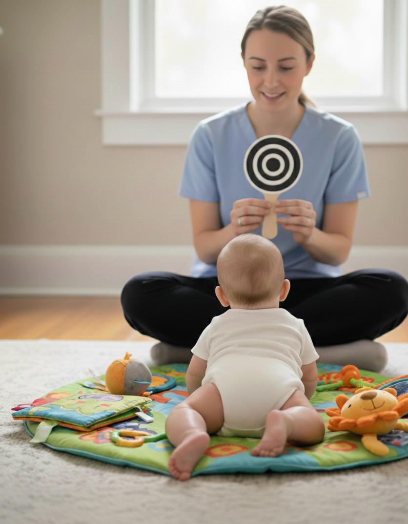 Cible visuelle bébé - cible Baby Skull